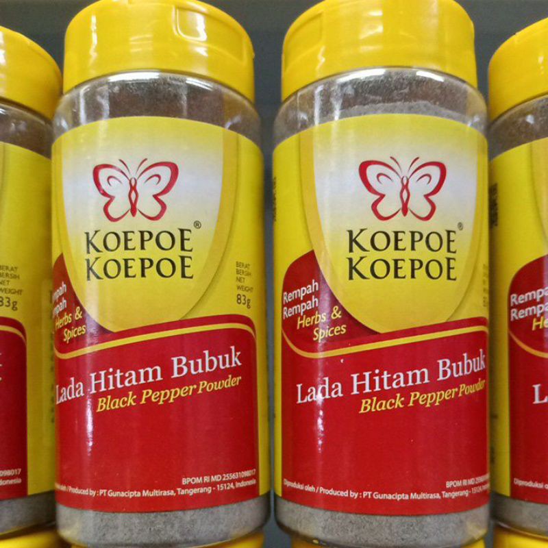 

Koepoe koepoe Lada Hitam 83gr