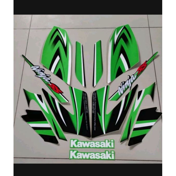 striping kawasaki ninja ss 2011 2012 hijau