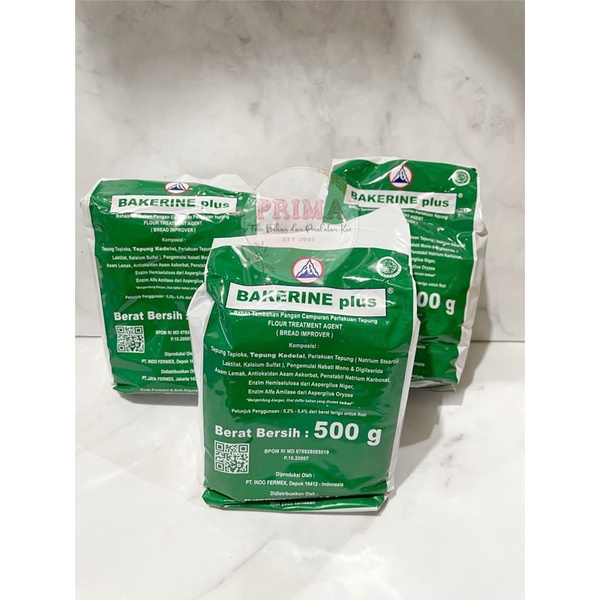 

Bakerine Plus / Bread Improver/Pengempuk/Pelembut 500gr