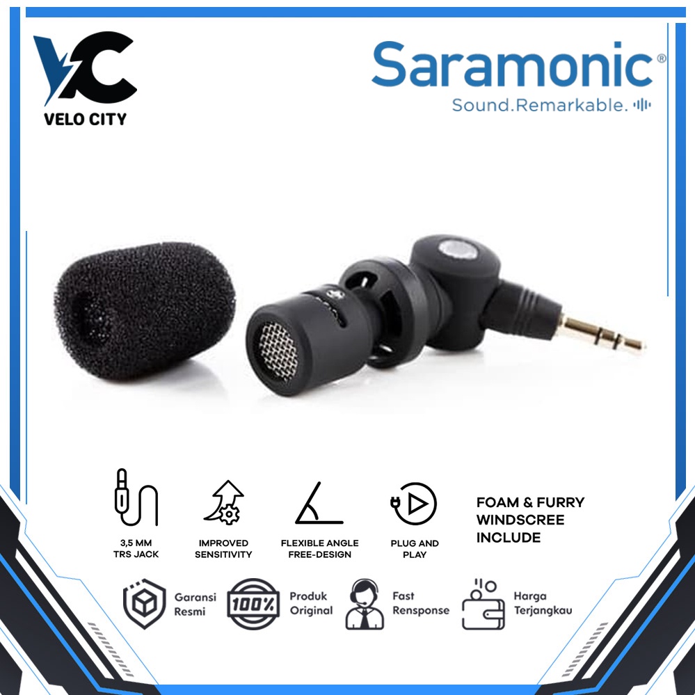 Saramonic SR-XM1 Mini Microphone - Garansi 2 Tahun