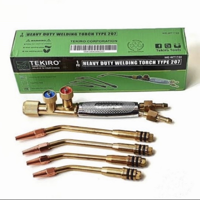 Tekiro Heavy Duty Welding Torch Type 207 Las