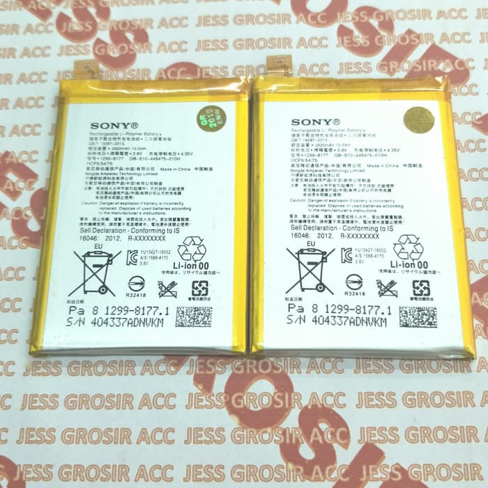 Baterai Battery Original SONY Xperia X , F5121 , F5122 , LIS1621ERPC