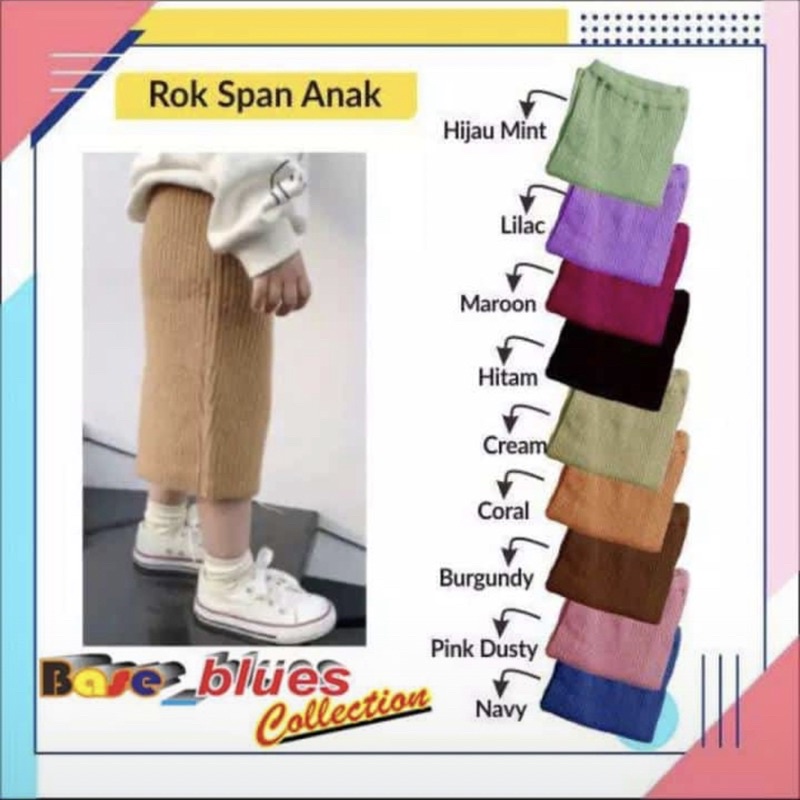 Rok Span anak rajut 2-5 Tahun