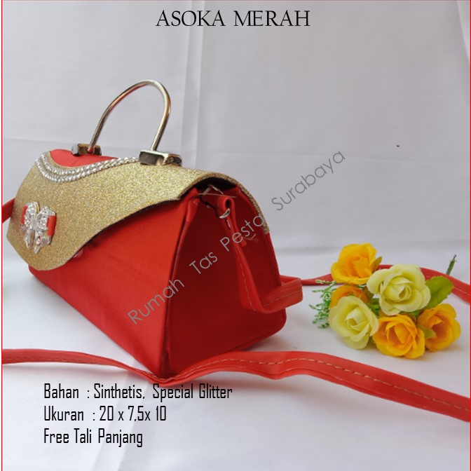 Tas Seserahan,Tas Souvenir,Tas Home Made ,ASOKA MERAH