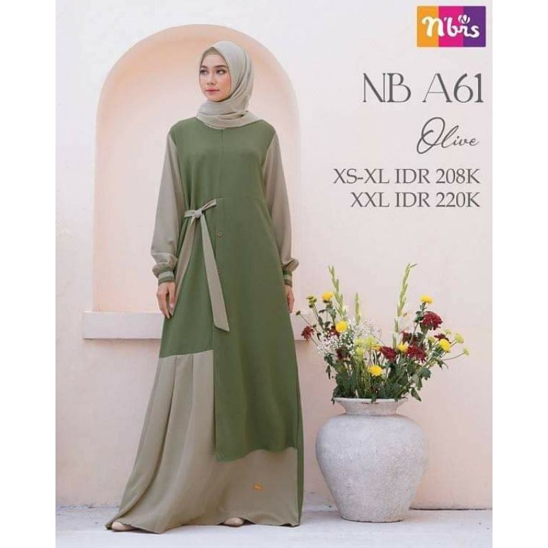 Gamis Nibras NB A61 olive
