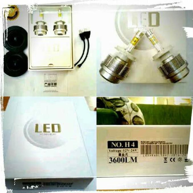 CHEAP LAMPU MOBIL LED SOKET H4 CREE 3600LM #9