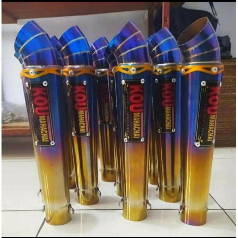 Knalpot KOU MAHACHAI , BUAT Vixion, Satria FU,CB150R,Sonic,R15,,CBR,GSX, Jupiter, tiger,Mp,scorpio,dlll-7