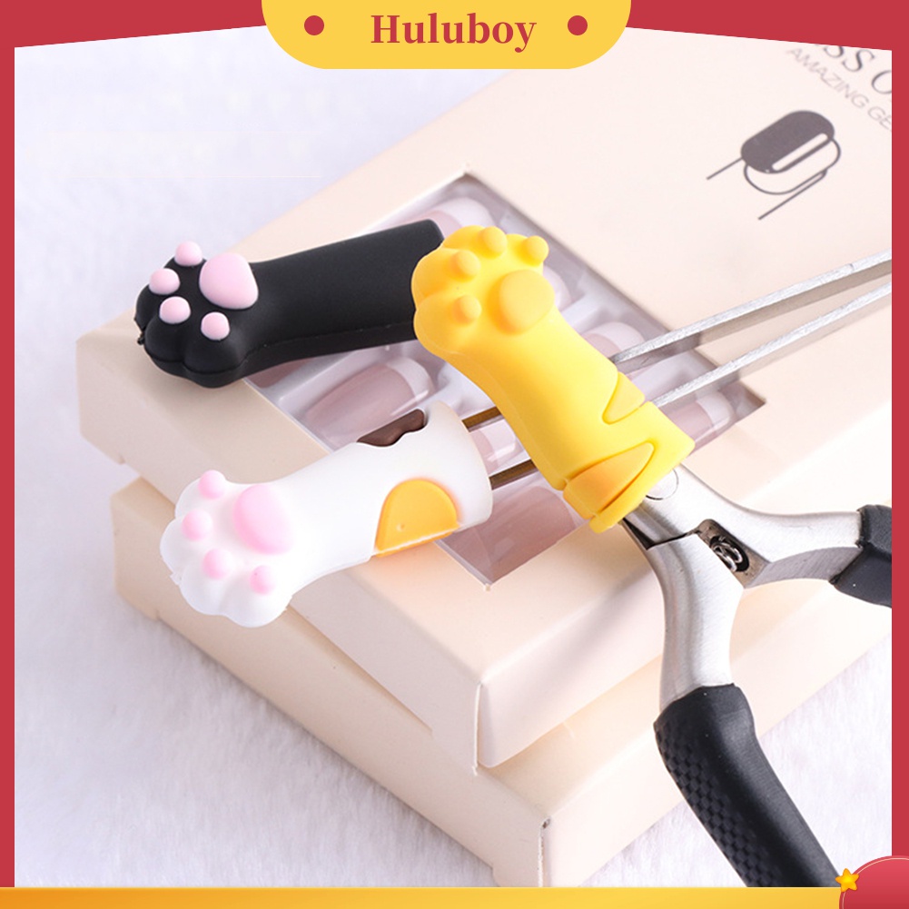 Huluboy Huluboy♡ 2pcs Cover Pelindung Gunting Kuku / Kutikula Untuk Manicure