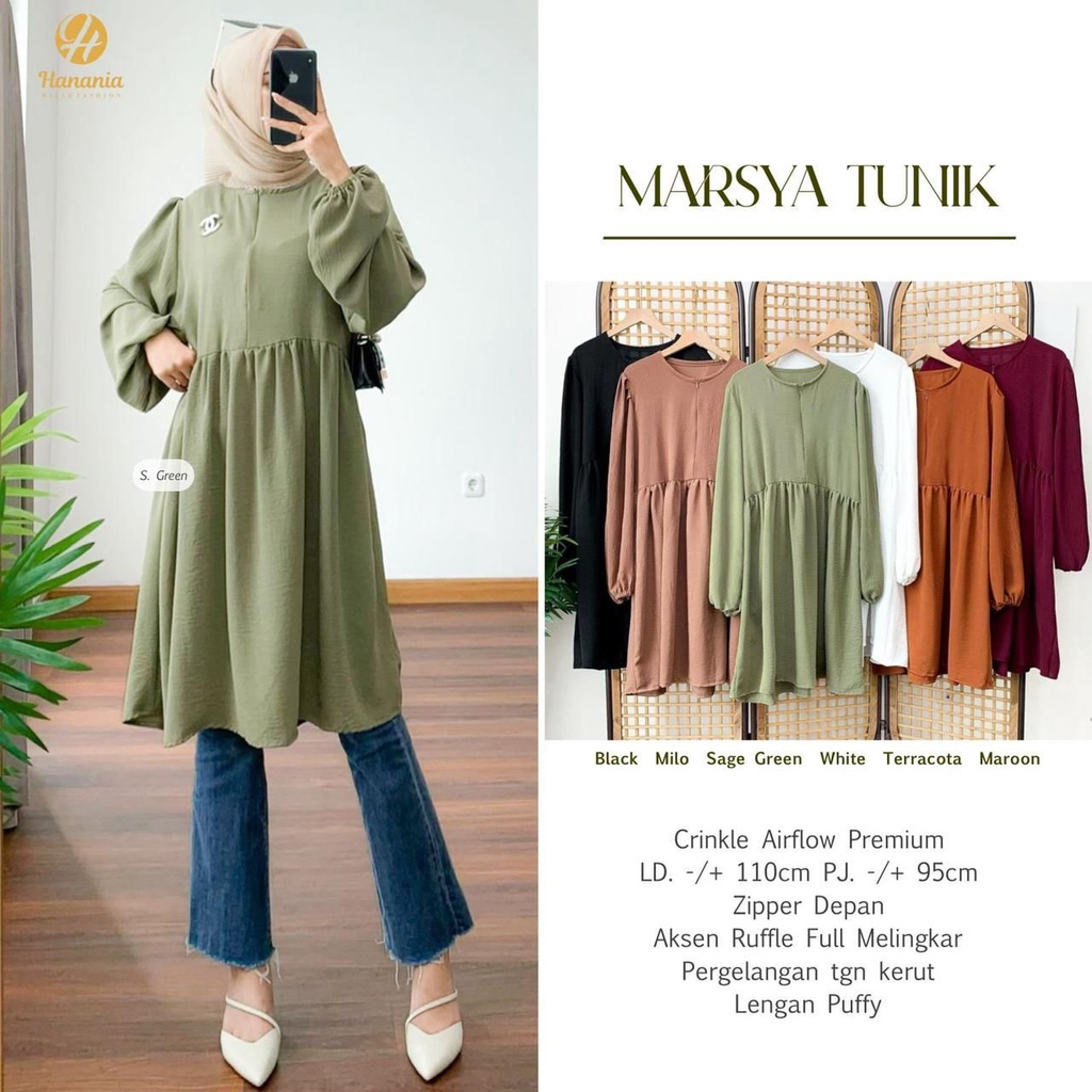 MARSYA TUNIK  ORIGINAL HANANIA