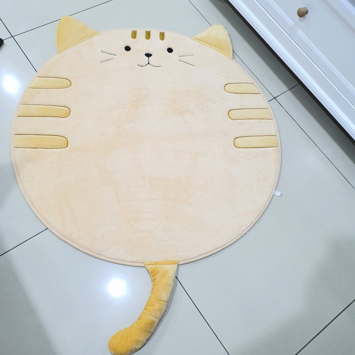 Karpet Bulat / Tikar / Keset PLAYMAT ANAK Anti Slip Licin Import Lucu