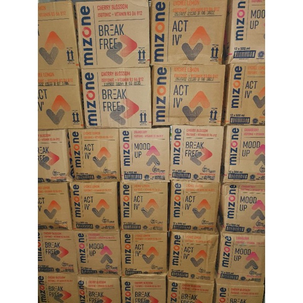 

Mizone minuman isotonik 500ml×12pcs