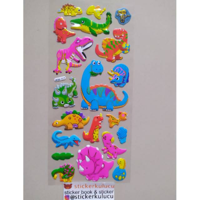 

Stiker timbul DINO 11x28cm