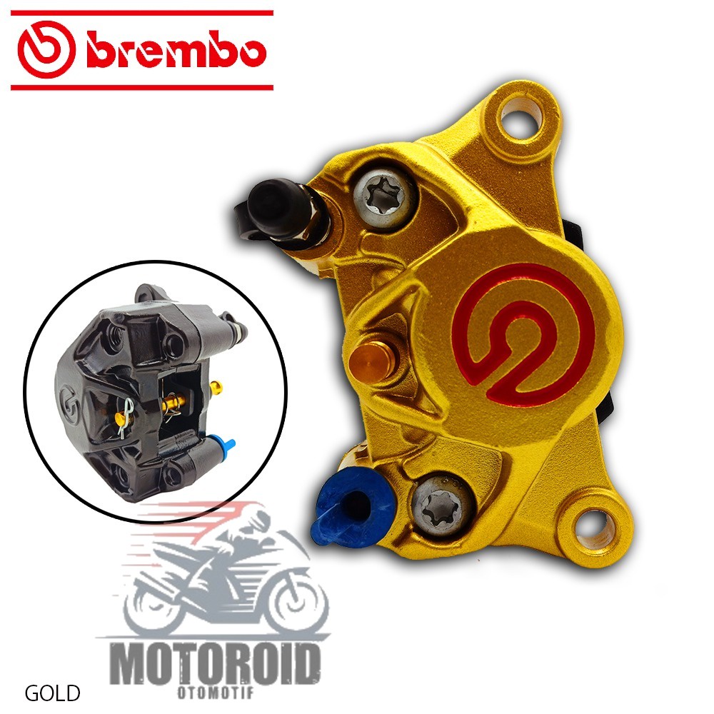 KALIPER REM KAMPAS BELAKANG BREMBDO FULL CNC OEM LIKE ORIG 2P PISTON CALIPERS