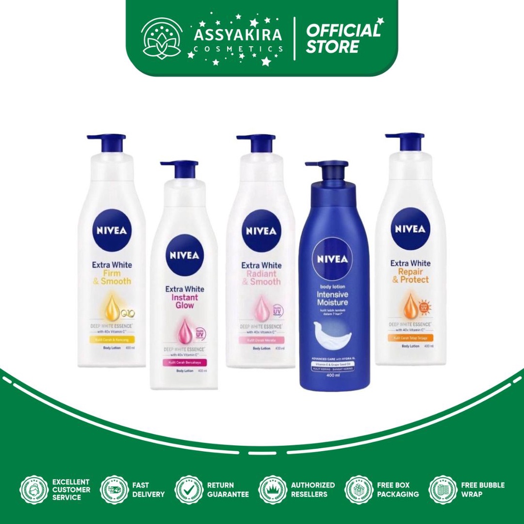 Nivea Body Care Lotion All Varian | Nivea Body Lotion Extra White 400ml