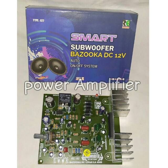 Kit Subwoofer 12v - Kit Power Subwoofer Mobil - SMART BAZOOKA