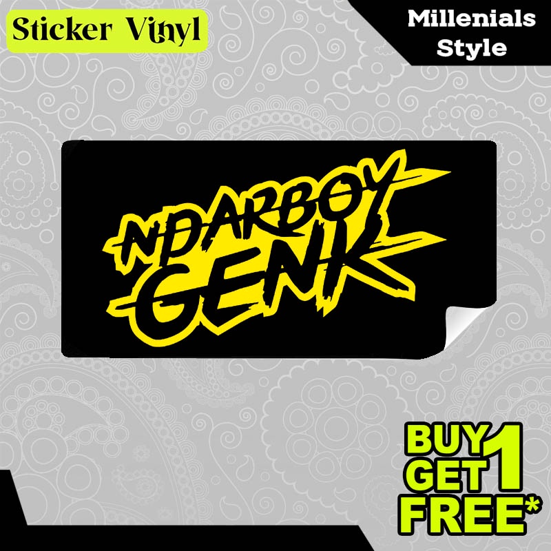 

Stiker Sticker NdarBoy Genk Musisi Musik Bahasa Jawa Aesthetic Bahan Vinyl Satuan Anti Air