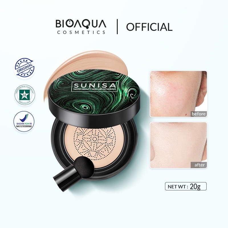 Bioaqua Cosmetics  x Sunisa Air Cushion BB Cream CC Cushion 20g