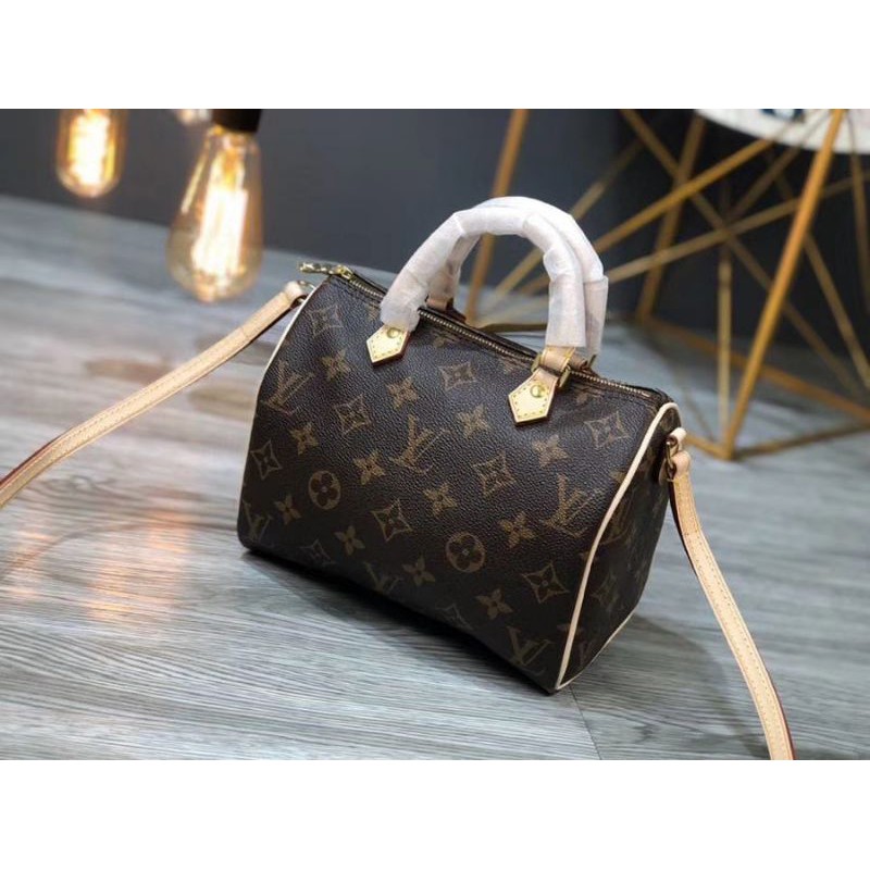 lv speedy mini 16cm monogram / tas wanita selempang