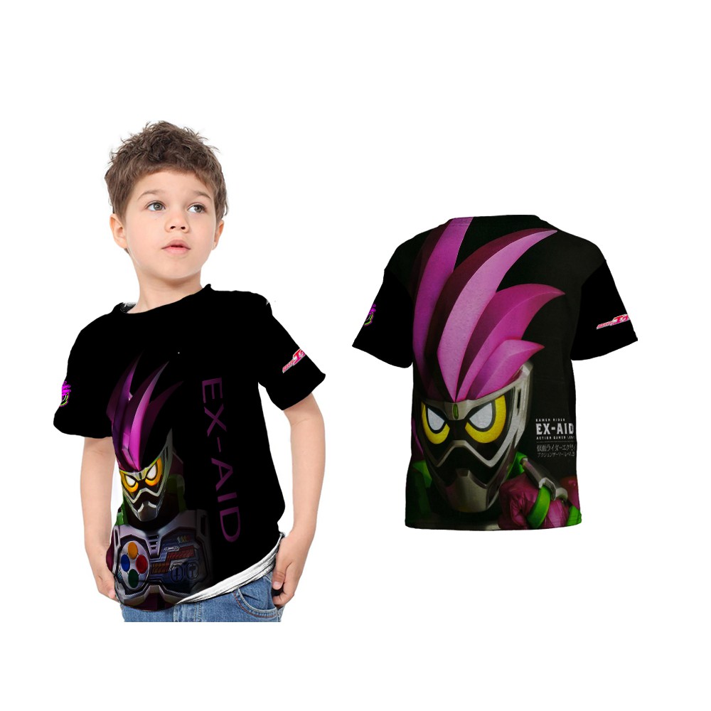 Kaos Baju T-shirt Murah Anak Laki-Laki Dan Perempuan Fullprint KAMEN RIDER EX-AID 01