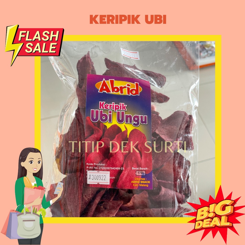 

Kripik Ubi Madu & Kripik Ubi Ungu asli Malang