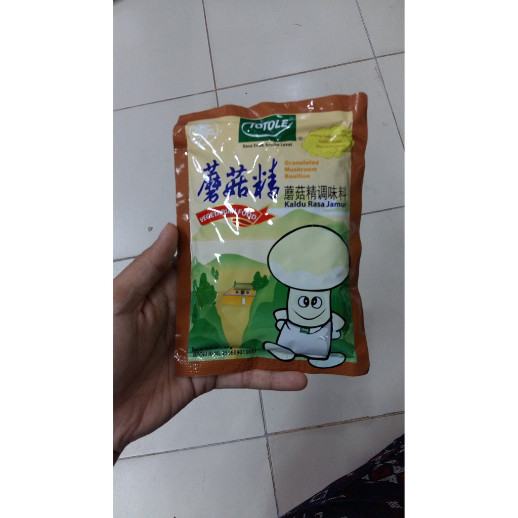 

KALDU JAMUR TOTOLE VEGETARIAN MOKOCENG 80 GRAM