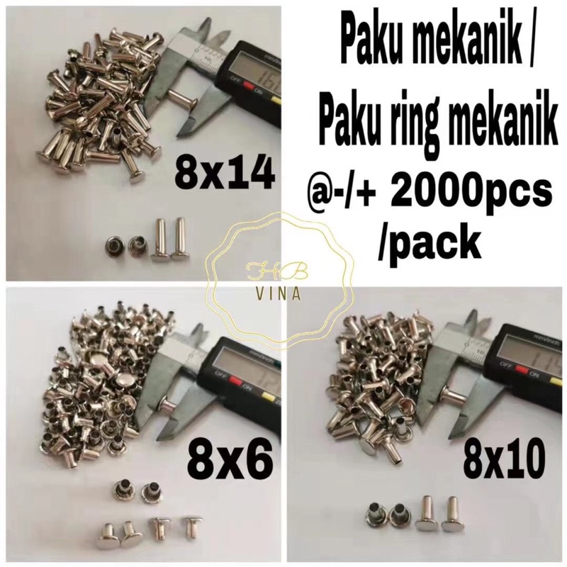 paku mekanik / paku ring mekanik / 2000pcs