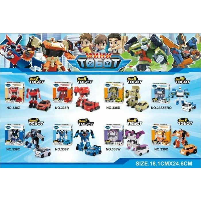 Mainan Robot TOBOT mini C D H X Y Z W