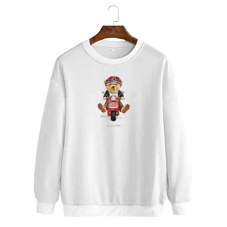 Noveli wear - Sweatshirt roughneck | sweater crewneck basic unisex distro 7807