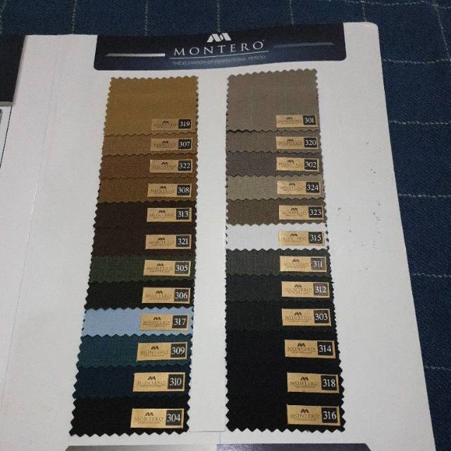 Montero Bahan Celana ( gese pic 24 Warna ) Meteran