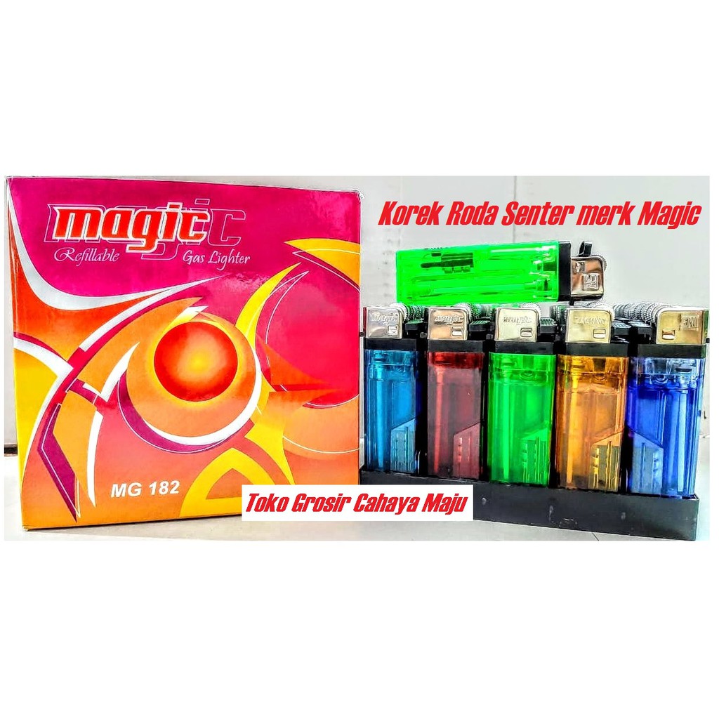 Korek Gas Murah Roda Senter Magic