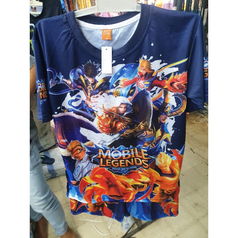 SETELAN KAOS/BAJU ANAK MOBILE LEGEND KIDS ML MURAH