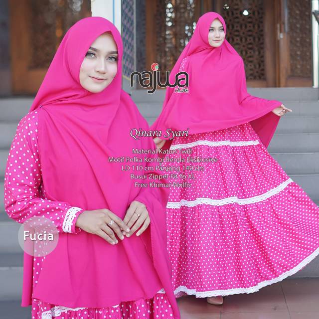 GAMIS QINARA SYARI by najwa hijab