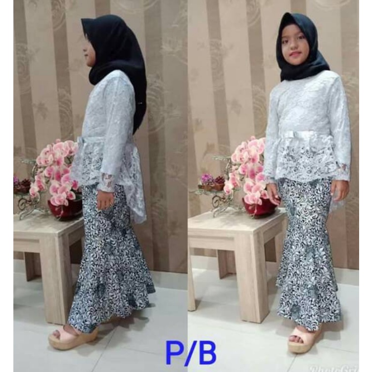 Kebaya kebaya Aurora brukat - Kebaya Anak Perempuan - Baju kebaya Anak Perempuan - kebaya anak umur 