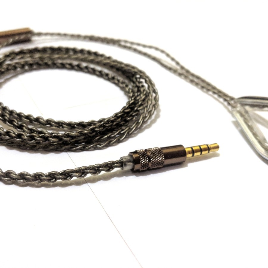 Earbud custom mx500 copper cable with mic