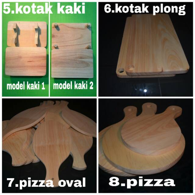 Talenan kayu 30cmx15cm wooden cutting board halus dan elegan