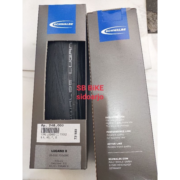 Ban luar Schwalbe Lugano kevlar UK. 700 x 28c