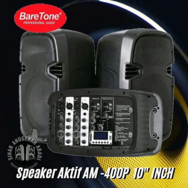 SPEAKER AKTIF BARETONE AM-400P/ 10"inch