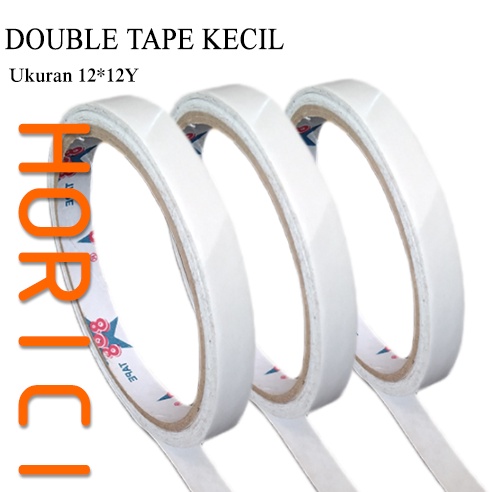 FULL Double Tape 24mm*12Y 12mm*12Y Tisue 888 tape Isolasi double tape