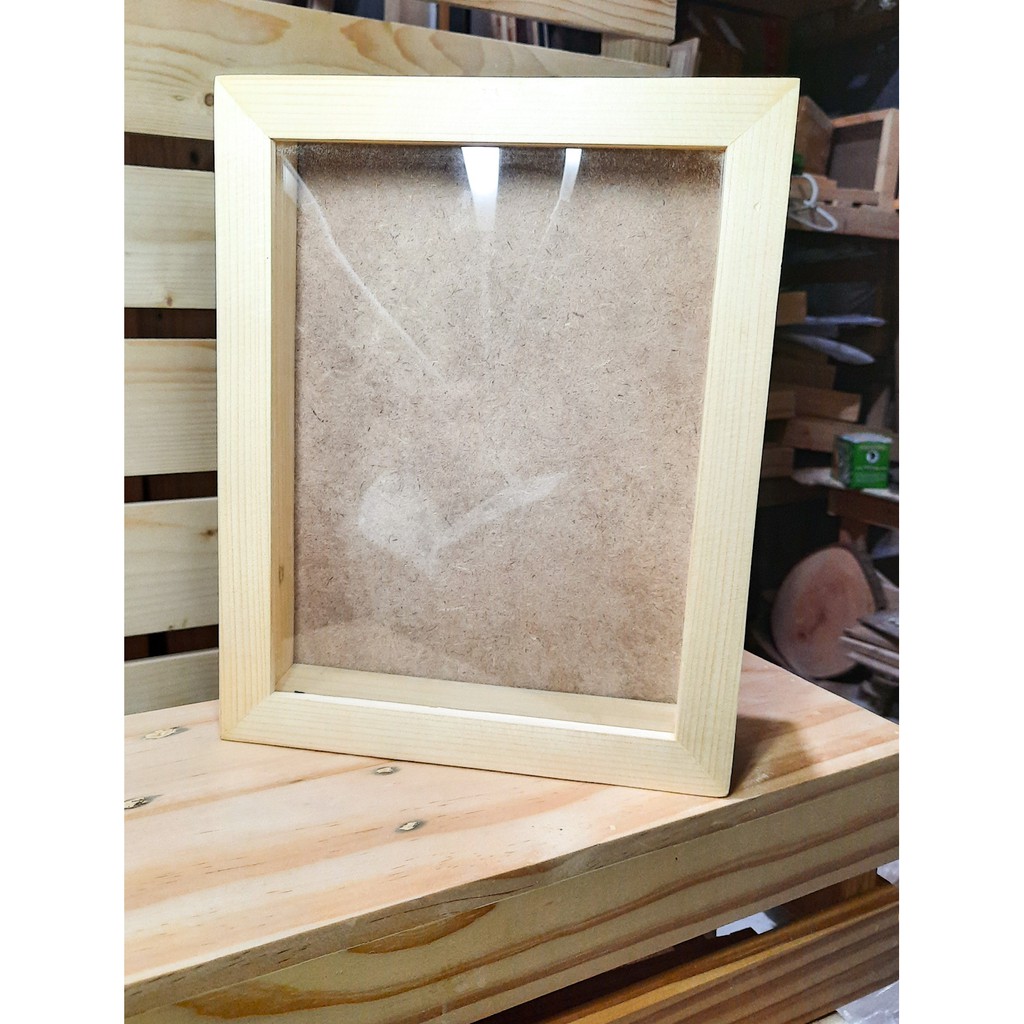 FRAME 3d 30x30 cm/ FIGURA/ BINGKAI FOTO 3D kayu / POP UP FRAME / MAHAR / RUSTIC