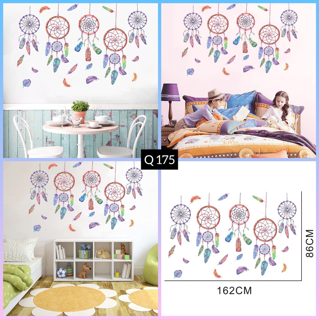 WALL STIKER STICKER DINDING TEMBOK LAMPU GANTUNG WALSTICKER CAFE WALLSTICKER DEKORASI KAMAR TIDUR