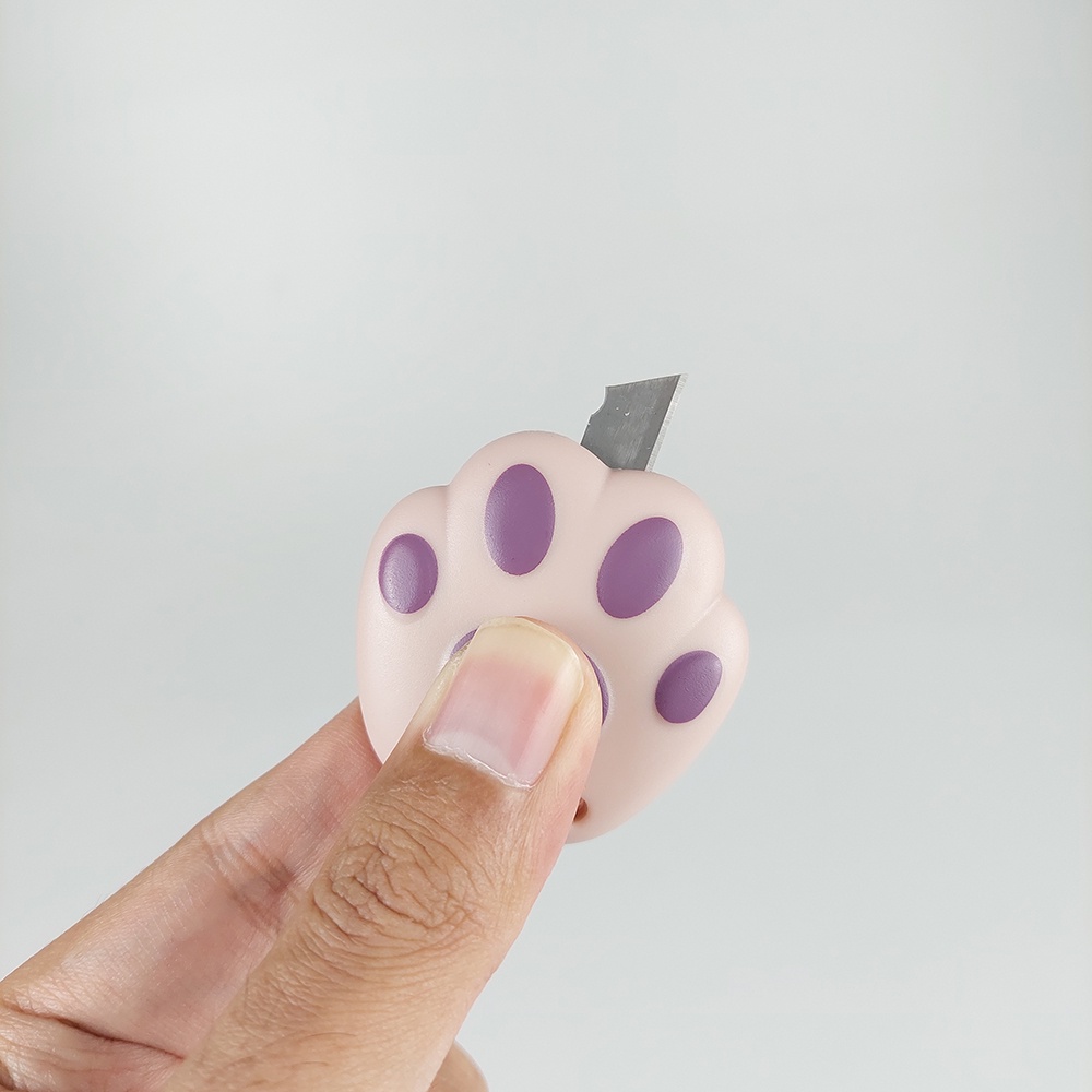 Pisau Cutter Mini Pemotong Kertas Desain Cat Paw - OL-6101