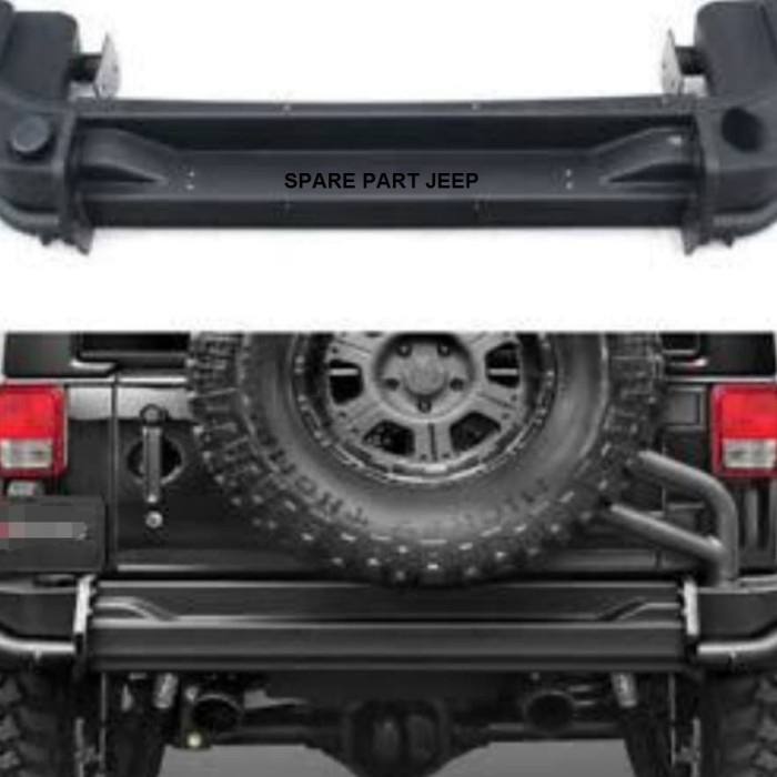 BUMPER BELAKANG AEV TANPA TIRE HANGER JEEP WRANGLER RUBICON JK