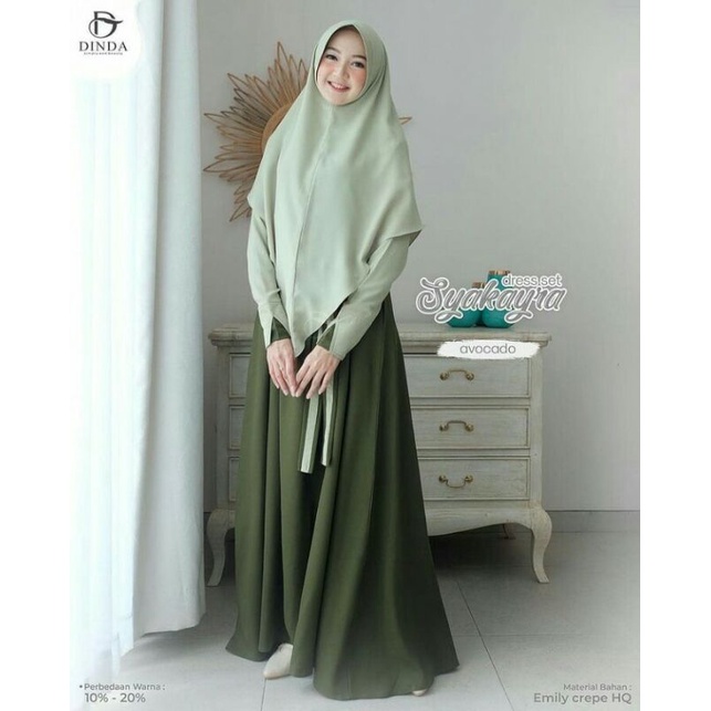 dress Dinda ld 110cm gamis