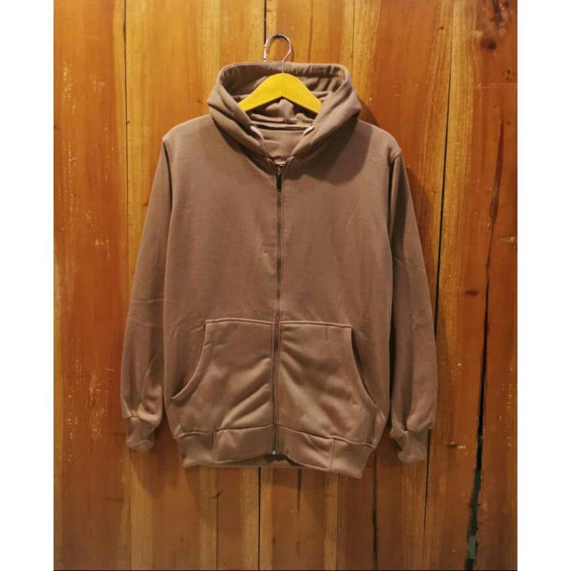 sweater hoodie polos Zipper pria wanita size_M_L_XL_XXL_XXXL