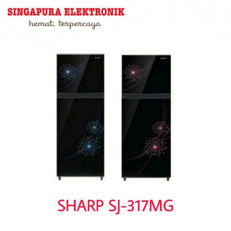 Sharp Kulkas 2 Pintu SJ-317MG