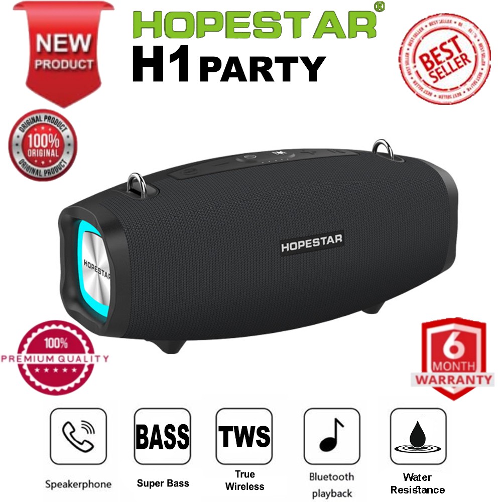 Hopestar H1 Party Premium Quality Wireless Portable Bluetooth Speaker Super Bass Original New