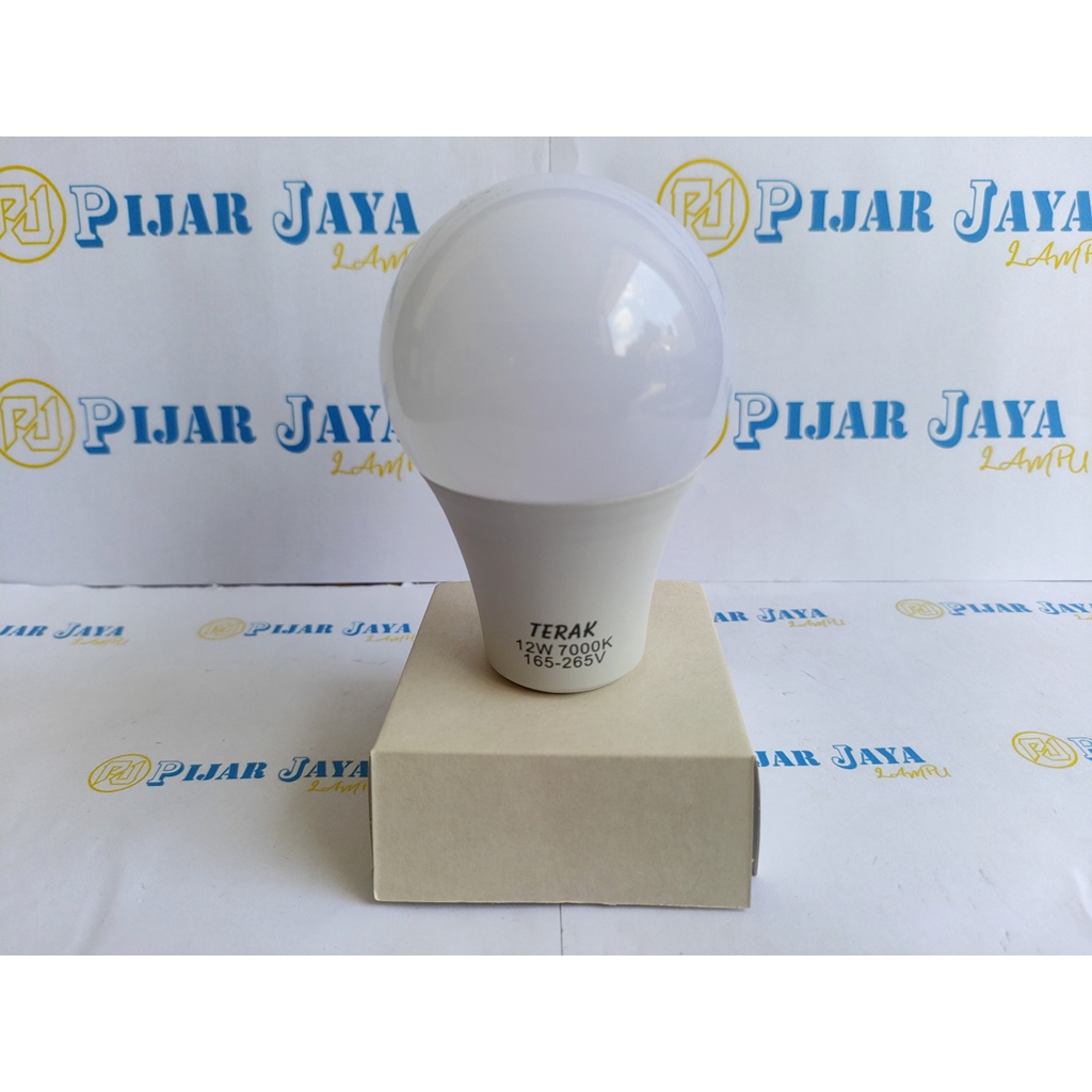 Lampu LED TERAK 12 watt Bohlam LED Rumah 12W Cahaya Putih Terang Murah Bagus