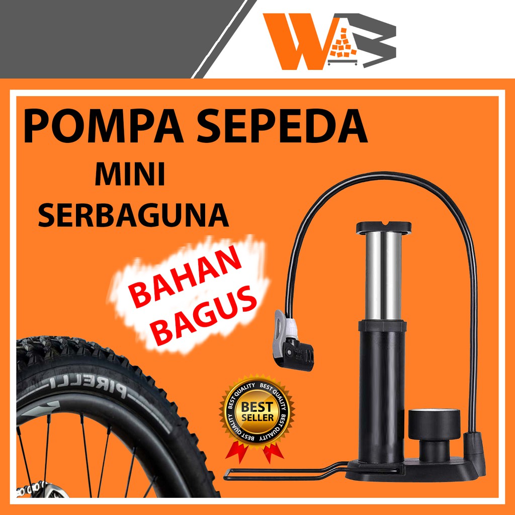 COD ACCESORIES AKSESORIS POMPA KAKI SEPEDA BAN GUNUNG ANGIN MTB PORTABLE MINI B63 zz