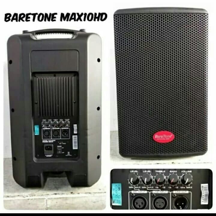 Speaker AKTIF  AKTIVE Baretone MAX 10HD  MAX 10 HD 10 INCH ORIGINAL