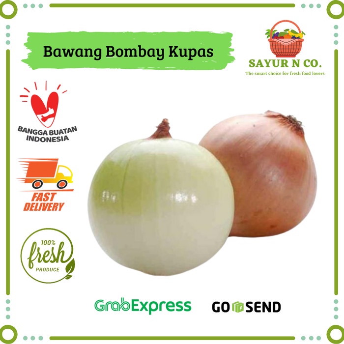 

Bawang Bombay Kupas | Sayur N Co Bekasi